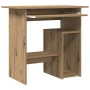 Escritorio de madera de ingeniería roble artisan 80x45x74 cm de , Escritorios - Ref: Foro24-855995, Precio: 79,52 €, Descuent...