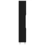 Armario de baño madera contrachapada negro 30x30x179 cm de vidaXL, Muebles de baño - Ref: Foro24-802625, Precio: 76,75 €, Des...