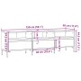 Mueble de TV madera de ingeniería roble artisan 150x30x44,5 cm de , Muebles TV - Ref: Foro24-857190, Precio: 111,57 €, Descue...