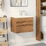 Mueble con lavabo integrado roble artisan de , Tocadores de baño - Ref: Foro24-3328922, Precio: 172,36 €, Descuento: %