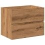 Mueble con lavabo integrado roble artisan de , Tocadores de baño - Ref: Foro24-3328922, Precio: 172,36 €, Descuento: %