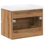 Mueble con lavabo integrado roble artisan de , Tocadores de baño - Ref: Foro24-3328922, Precio: 172,36 €, Descuento: %