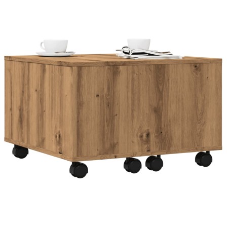 Mesa de centro madera de ingeniería roble artisan 60x60x38 cm de , Mesas de centro - Ref: Foro24-856549, Precio: 72,24 €, Des...