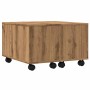 Mesa de centro madera de ingeniería roble artisan 60x60x38 cm de , Mesas de centro - Ref: Foro24-856549, Precio: 72,24 €, Des...