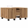 Mesa de centro madera de ingeniería roble artisan 60x60x38 cm de , Mesas de centro - Ref: Foro24-856549, Precio: 72,24 €, Des...