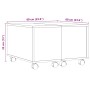 Mesa de centro madera de ingeniería roble artisan 60x60x38 cm de , Mesas de centro - Ref: Foro24-856549, Precio: 72,24 €, Des...