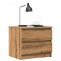 Mesitas de noche 2 uds madera ingeniería roble 50x40x43.5 cm de , Mesitas de noche - Ref: Foro24-856521, Precio: 96,16 €, Des...