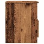 Mesita de noche madera de ingeniería envejecida 40x40x50 cm de , Mesitas de noche - Ref: Foro24-856498, Precio: 45,36 €, Desc...