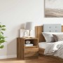 Mesita de noche madera de ingeniería roble artisan 40x40x50 cm de , Mesitas de noche - Ref: Foro24-856500, Precio: 46,45 €, D...