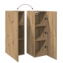 Muebles de TV 2 uds madera roble artisan 30,5x30x90 cm de , Muebles TV - Ref: Foro24-856397, Precio: 103,85 €, Descuento: %