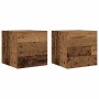 Muebles de pared para TV 2 uds madera envejecida 30,5x30x30 cm de , Muebles TV - Ref: Foro24-856413, Precio: 49,83 €, Descuen...
