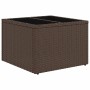 Set de sofás de jardín 9 pzas y cojines ratán sintético marrón de , Conjuntos de jardín - Ref: Foro24-3325449, Precio: 555,90...