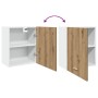 Armarios colgantes 2 uds madera roble artisan 50x31x60 cm de , Armarios de cocina - Ref: Foro24-856114, Precio: 94,80 €, Desc...