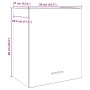 Armarios colgantes 2 uds madera roble artisan 50x31x60 cm de , Armarios de cocina - Ref: Foro24-856114, Precio: 94,80 €, Desc...