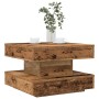 Mesa de centro giratoria 360 grados envejecida 50x50x34,5 cm de , Mesas de centro - Ref: Foro24-858477, Precio: 64,15 €, Desc...