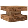 Mesa de centro giratoria 360 grados envejecida 50x50x34,5 cm de , Mesas de centro - Ref: Foro24-858477, Precio: 64,15 €, Desc...