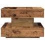 Mesa de centro giratoria 360 grados envejecida 50x50x34,5 cm de , Mesas de centro - Ref: Foro24-858477, Precio: 64,15 €, Desc...