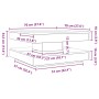 Mesa de centro giratoria 360 grados gris hormigón 70x70x34,5 cm de , Mesas de centro - Ref: Foro24-858482, Precio: 83,10 €, D...
