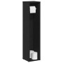 Mueble de baño con portarrollos negro 20,5x20x90 cm de , Muebles de baño - Ref: Foro24-858507, Precio: 27,90 €, Descuento: %