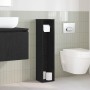 Mueble de baño con portarrollos negro 20,5x20x90 cm de , Muebles de baño - Ref: Foro24-858507, Precio: 27,90 €, Descuento: %