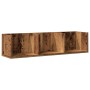 Estante de pared de CD madera ingeniería envejecida 75x18x18 cm de , Estantes y estanterías - Ref: Foro24-855948, Precio: 23,...