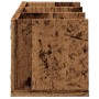 Estante de pared de CD madera ingeniería envejecida 75x18x18 cm de , Estantes y estanterías - Ref: Foro24-855948, Precio: 23,...