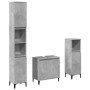 Set muebles de baño 2 piezas madera contrachapada gris hormigón de , Muebles de baño - Ref: Foro24-3324948, Precio: 157,89 €,...