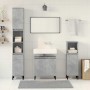 Set muebles de baño 2 piezas madera contrachapada gris hormigón de , Muebles de baño - Ref: Foro24-3324948, Precio: 157,89 €,...