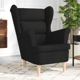 Sillón de tela negro 74x84x100 cm de , Sillones - Ref: Foro24-4016897, Precio: 170,73 €, Descuento: %