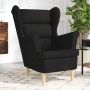 Sillón de tela negro 74x84x100 cm de , Sillones - Ref: Foro24-4016897, Precio: 170,73 €, Descuento: %