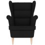 Sillón de tela negro 74x84x100 cm de , Sillones - Ref: Foro24-4016897, Precio: 170,73 €, Descuento: %