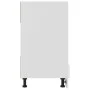 Armario de horno madera ingeniería blanco brillo 60x46x81,5 cm de vidaXL, Armarios de cocina - Ref: Foro24-802502, Precio: 58...