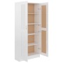 Armario de libros contrachapada blanco brillo 82,5x30,5x185,5cm de vidaXL, Librerías y estanterías - Ref: Foro24-802738, Prec...