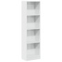 Estantería madera de ingeniería blanco brillo 40x24x143 cm de , Librerías y estanterías - Ref: Foro24-858304, Precio: 67,51 €...