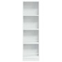 Estantería madera de ingeniería blanco brillo 40x24x143 cm de , Librerías y estanterías - Ref: Foro24-858304, Precio: 67,51 €...