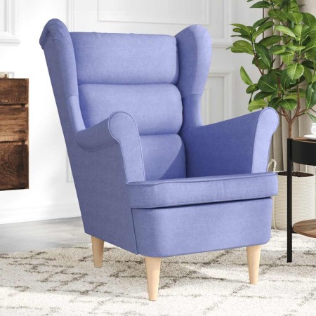Sillón de tela azul vaquero 74x84x100 cm de , Sillones - Ref: Foro24-4016906, Precio: 195,98 €, Descuento: %
