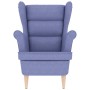 Sillón de tela azul vaquero 74x84x100 cm de , Sillones - Ref: Foro24-4016906, Precio: 195,98 €, Descuento: %