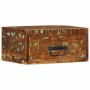 Mesita de noche de pared madera maciza reciclada de , Mesitas de noche - Ref: Foro24-4017453, Precio: 54,61 €, Descuento: %