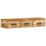 Mueble de TV de pared madera maciza de acacia 100x30x19 cm de , Almacenamiento para CD y DVD - Ref: Foro24-4017466, Precio: 1...