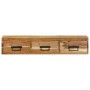 Mueble de TV de pared madera maciza de acacia 100x30x19 cm de , Almacenamiento para CD y DVD - Ref: Foro24-4017466, Precio: 1...