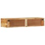 Mueble de TV de pared madera maciza de acacia 100x30x19 cm de , Almacenamiento para CD y DVD - Ref: Foro24-4017466, Precio: 1...