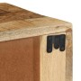 Mueble de TV de pared madera maciza de mango rugosa 60x30x19 cm de , Almacenamiento para CD y DVD - Ref: Foro24-4017458, Prec...
