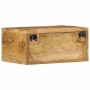 Muebles de TV de pared 2 uds madera maciza de mango rugosa de , Almacenamiento para CD y DVD - Ref: Foro24-4017470, Precio: 9...