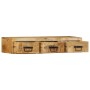 Mueble de TV de pared madera maciza mango rugosa 100x30x19 cm de , Almacenamiento para CD y DVD - Ref: Foro24-4017464, Precio...