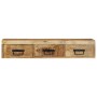 Mueble de TV de pared madera maciza mango rugosa 100x30x19 cm de , Almacenamiento para CD y DVD - Ref: Foro24-4017464, Precio...