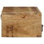 Mueble de TV de pared madera maciza mango rugosa 100x30x19 cm de , Almacenamiento para CD y DVD - Ref: Foro24-4017464, Precio...