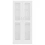 Vitrina de madera contrachapada blanco 82,5x30,5x185,5 cm de vidaXL, Librerías y estanterías - Ref: Foro24-802768, Precio: 16...