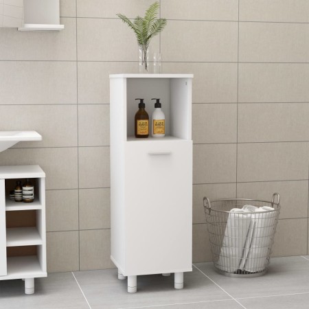 Armario de baño madera contrachapada blanco 30x30x95 cm de vidaXL, Muebles de baño - Ref: Foro24-802615, Precio: 47,58 €, Des...