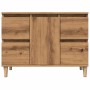 Mueble de lavabo madera ingeniería roble artisan 80x33x60 cm de , Tocadores de baño - Ref: Foro24-857127, Precio: 95,32 €, De...