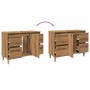 Mueble de lavabo madera ingeniería roble artisan 80x33x60 cm de , Tocadores de baño - Ref: Foro24-857127, Precio: 95,32 €, De...